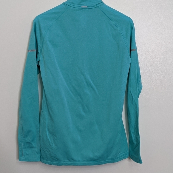 Adidas Running Women's Blue Pullover Size Medium Quarter Zip - Picture 8 of 8